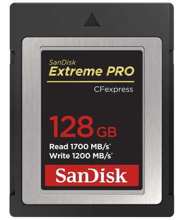 SanDisk 128GB Extreme PRO CFexpress Card Type B - SDCFE-128G-GN4NN 128GB Card Only