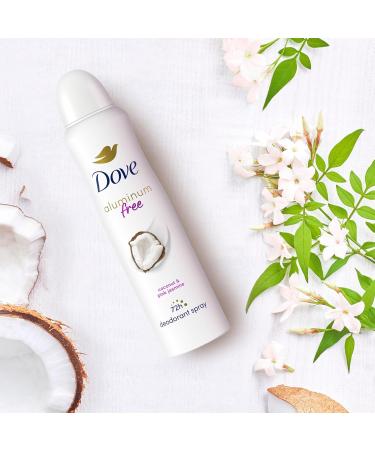 Dove 0% Aluminum Deodorant Spray Coconut & Pink Jasmine For 48 Hour Protection Aluminum Free Deodorant 4 oz Jasmine 4 Fl Oz (Pack of 1) - Buy Online on SooperMarket.com