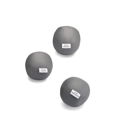 Full Circle Loads of Fun Anti-Static Dryer, Set of 3  Quiet, Scent-Free and Hypoallergenic Reusable Fabric Softener Laundry Balls  Non Toxic and Vegan, Gray 3 Count