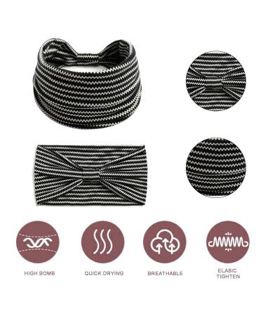 STGDAK Boho Headbands for Women - African Wide Hair Bands 6 Pack - Stylish Turban Stretch Fashion Headbands - Elastic Sweatband for Yoga, Running - Hair Accessories for Teen Girls - Style 28 - Buy Online on SooperMarket.com