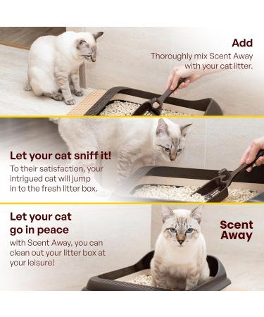 SCENT AWAY Cat litter Deodorizer Litter Box Odor Eliminator | Fragrance Free Cat Litter Deodorizer with ACTIVE CARBON | Eliminates Cat Odors and Smells to Keep Your Home Fresh and Clean (Pack of 1) 310.52 ml (Pack of 1) - Buy Online on SooperMarket.com