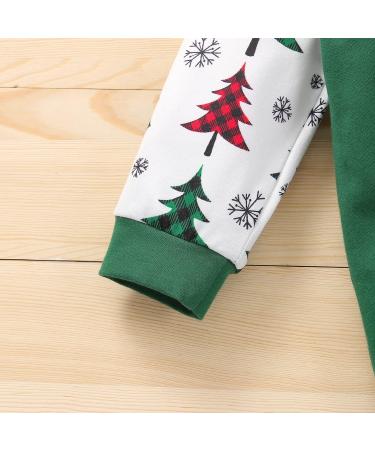 Loalirando Baby Christmas Romper Jumpsuit | My First Xmas Outfit 3-6 Months Green | Tree & Truck Design - Buy Online on SooperMarket.com