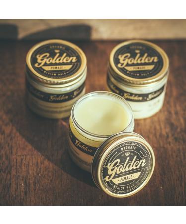 3 Oz Organic & Natural Hair Pomade Wax for Perfect Shine - Handcrafted in Denmark - Medium Hold for Long & Short Hair - Unisex - Buy Online on SooperMarket.com