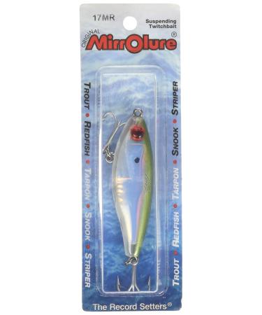 Mirrolure 17MR-49 Mirrodine Suspend Twitchbait Bay Green/PRL/Silver 2 5/8in 3/8oz