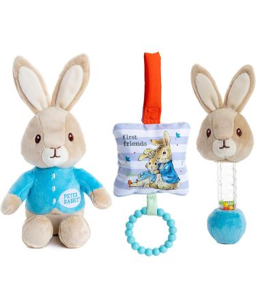 Beatrix Potter Peter Rabbit Gift Set - On The Go Blanky, Stuffed Animal Rattle, Teether - Buy Online on SooperMarket.com