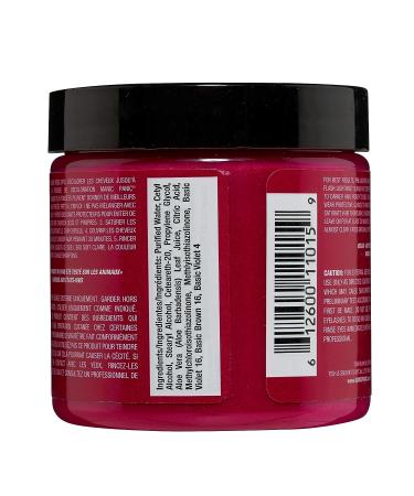 MANIC PANIC Hot Hot Pink Hair Dye 4oz - Vegan Semi Permanent Neon Pink Hair Color - Blacklight Reactive - PPD & Ammonia Free - Buy Online on SooperMarket.com