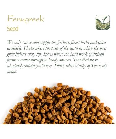 Organic Fenugreek Seeds - Culinary Grade - 100g (Pack of 1) | Real Trigonella Foenum-graecum - Buy Online on SooperMarket.com
