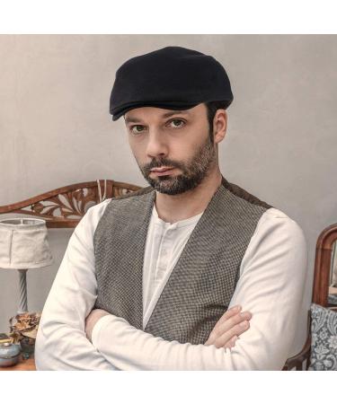 SATINIOR Men's Flat Cap Newsboy Hat - Set of 4 | Stylish Cabbie & Hunting Cap - Buy Online on SooperMarket.com