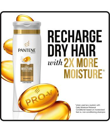 Pantene Pro-V Daily Moisture Renewal Shampoo 20.1 fl oz - Hydrating Hair Wash - Buy Online on SooperMarket.com