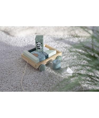 Eichhorn Construction Wagon with 11 Building Blocks - Pull-Along Toy for Kids 12 Pieces 18x17.5 cm Ideal for Ages 1+ - International Shipping Available - Buy Online on SooperMarket.com