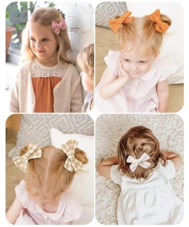 20PCS Fully Lined Hair Clips for Baby Girls Toddlers & Teens - Perfect Hair Loops for Children - Buy Online on SooperMarket.com