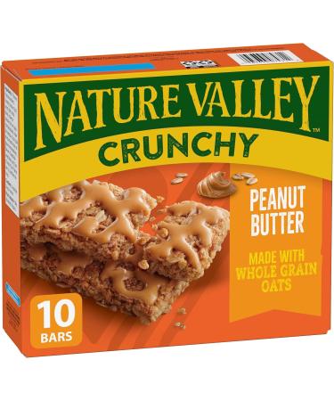 NATURE VALLEY Peanut Butter Biscuits Snacks Oat Biscuits with Peanut Butter Filling & Peanut Butter Crunchy Granola Bars No Artificial Colours No Artificial Flavours Valentine+ 10 Count (Pack of 1) - Buy Online on SooperMarket.com