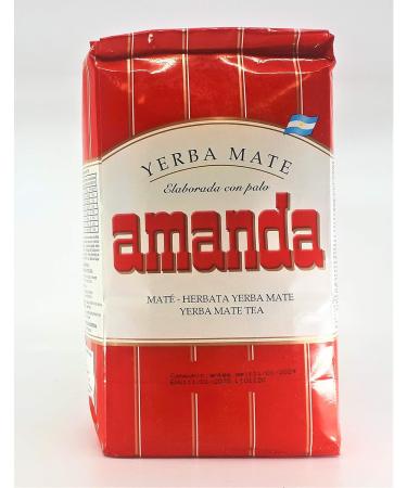 Yerba Mate Amanda Roja 1 kg - Premium Quality (Pack of 1) - Buy Online on SooperMarket.com