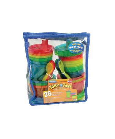 The First Years Take and Toss Toddler Feeding Set - 28 Count - Buy Online on SooperMarket.com