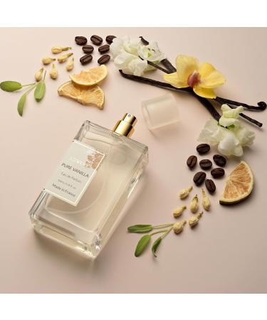 LOVERY Pure Vanilla Perfume for Women 3.38 fl oz Made in France Long-Lasting Eau de Parfum Sweet Vanilla Fragrance Gift for Girlfriend Wife or Mom Ideal Christmas or Spa Gift for Women - Buy Online on SooperMarket.com