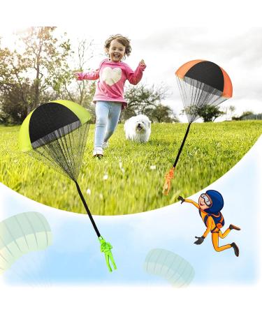 Ucradle Parachute Children's Toys 10 Pcs Parachutist Outdoor Fun Ideal Party Favors & Birthday Gifts - Buy Online on SooperMarket.com