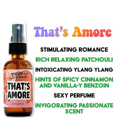 Thats Amore Patchouli Aphrodisiac Perfume - Ylang Ylang Cinnamon Cologne | Aromatherapy Mist for Sensual Healing - Buy Online on SooperMarket.com