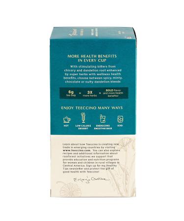 Teeccino Dandelion Coconut Herbal Tea | Caffeine-Free & Prebiotic | Detoxifying Dandelion Root | 25 Tea Bags | 25 Count Pack - Buy Online on SooperMarket.com