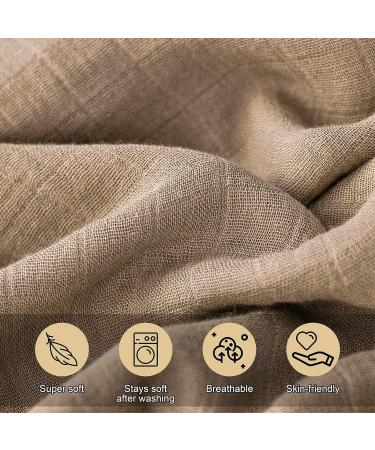 Buy Aohcae Breastfeeding Cloth - On-the-Go Nursing Cover & Silent Scarf in Brown & Coffee - Buy Online on SooperMarket.com