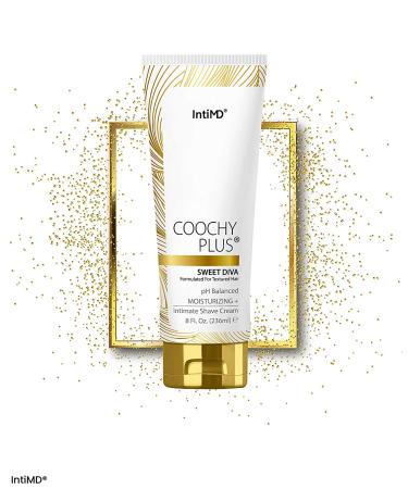 Coochy Plus Sweet Diva Intimate Shaving Cream 8oz Tube - Afro Hair Safe, Prevents Razor Burns & Bumps, Moisturizing Formula - Buy Online on SooperMarket.com