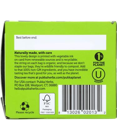 Organic Pukka Matcha Green Herbal Tea - 20 ct | Premium Quality & Flavor - Buy Online on SooperMarket.com