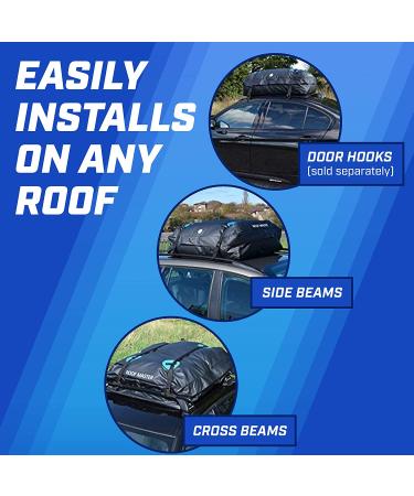 Waterproof Rooftop Cargo Carrier- 16 Cubic Ft. Storage Bag with Protective Mat for All Cars, With or Without Roof Racks - PI Store - Buy Online on SooperMarket.com