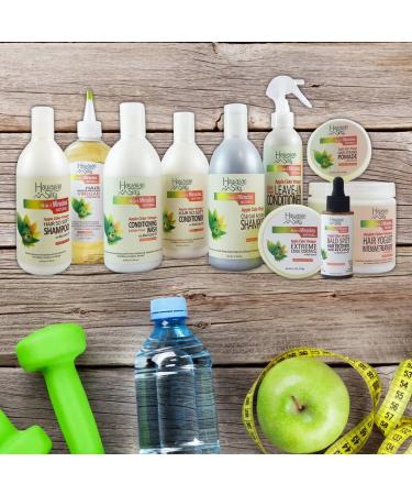Hawaiian Silky Apple Cider Vinegar Leave-in Conditioner 8 fl oz - Static-Free Hair Care with Black Castor Oil for Growth - Natural Treatment for All Hair Types Including Color-Treated - Buy Online on SooperMarket.com