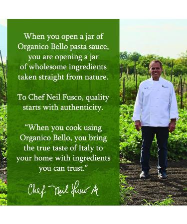 Organico Bello Marinara Sauce 25 oz - Pack of 3 | USDA Organic, Non-GMO, Gluten-Free | No Added Sugar | Keto & Paleo Friendly Tomatoes - Buy Online on SooperMarket.com
