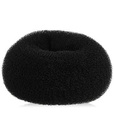 Diane Jumbo Hair Donut, Black, 5.5"