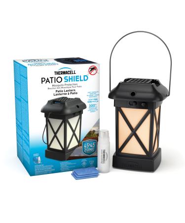 Thermacell Patio Shield Mosquito Repellent Lantern XL No Spray Mosquito Repellent For Patios Includes 12-Hours of Protection DEET-Free No Odour No Flame Citronella Candle Alternative