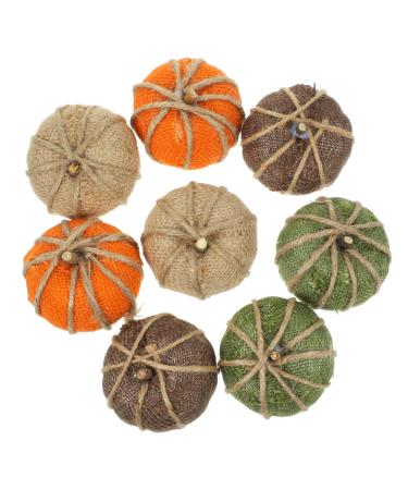 Alipis 8pcs Mini Pumpkin Artificial Fake Pumpkins Fall Pumpkin Models Artificial Fruit Props Fall Autumn Pumpkins Simulated Pumpkin Model Realistic Fake Pumpkins Vegetable Foam Halloween