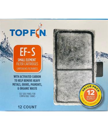 Top Fin EF-S Element Aquarium Filter Cartridges 12-Pack | Best Quality Filters - Buy Online on SooperMarket.com