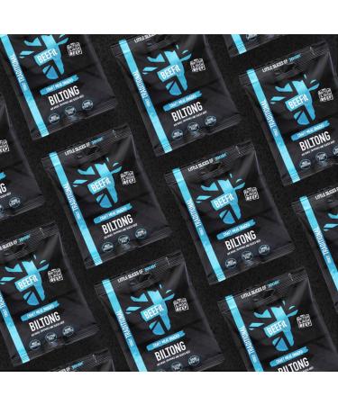BEEFit Biltong Beef Jerky 10x30g | High Protein, Gluten Free, Keto Friendly | Truly Traditional Flavor - Buy Online on SooperMarket.com