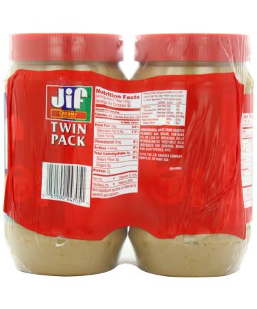 Jif Creamy Peanut Butter 48oz - 2 Pack | Smooth & Delicious Spread - Buy Online on SooperMarket.com