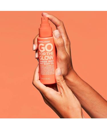 Buy Formula 10.0.6 Go for the Glow Dry Body Oil - Vegan Hydrating Sheer Mist Paraben-Free & Cruelty-Free - 3.7 Fl Oz - International Shipping Available - Buy Online on SooperMarket.com