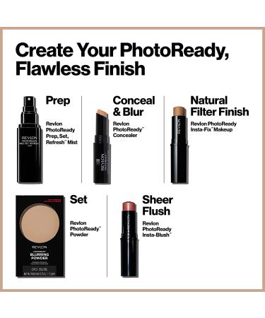 Revlon PhotoReady Blurring Face Powder - Longwear Medium-Full Coverage, 020 Light/Medium, 0.30 Oz - Buy Online on SooperMarket.com