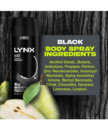 Lynx Black Bodyspray 200 ml x 5 pack - Buy Online on SooperMarket.com