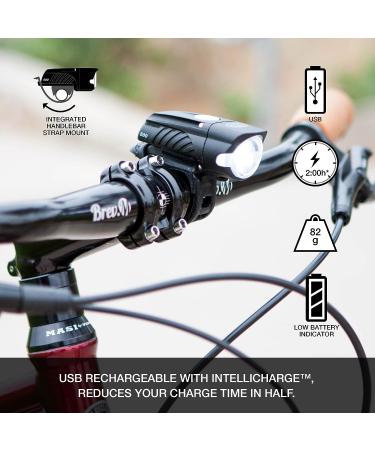 NiteRider Swift 500 & Vmax+ 150 Bike Light Combo Pack - USB Rechargeable LED Front & Rear Lights for Road Cycling Safety - Buy Online on SooperMarket.com