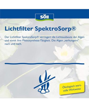 S ll 80708 Algosol 1 L - Effective Pond Care Against Algae | Light Filter Solution for 20 000 Liters - Buy Online on SooperMarket.com