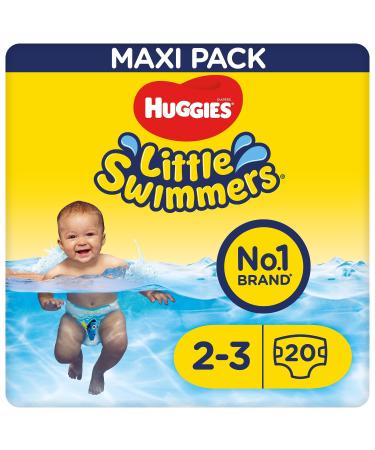 Huggies Little Swimmers Swim Diapers Size 2-3 (3 - 8 kg) 1 Pack of 20 20 pieces (1 pack)