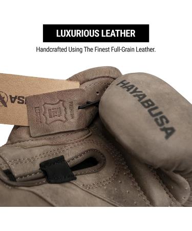 Hayabusa T3 LX Leather Boxing Gloves - 16oz Brown - Men and Women Training Sparring Heavy Bag Mitt Work - Buy Online on SooperMarket.com