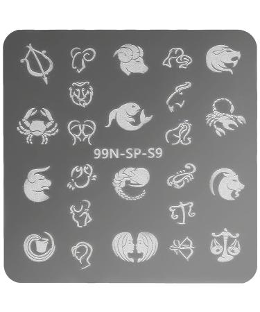 99nails Stamping Plate Square - Star Sign