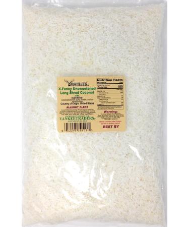 Yankee Traders Fancy Long Shredded Coconut, Unsweetened, 2 Pound