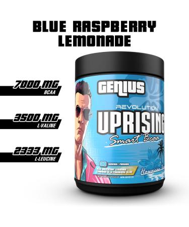 Revolution Nutrition Uprising Genius BCAA 3:1:2 Lion's Mane Nootropics Formula 315g 30 Servings Blue Raspberry Lemonade Blue Raspberry Lemonade 315g - Buy Online on SooperMarket.com
