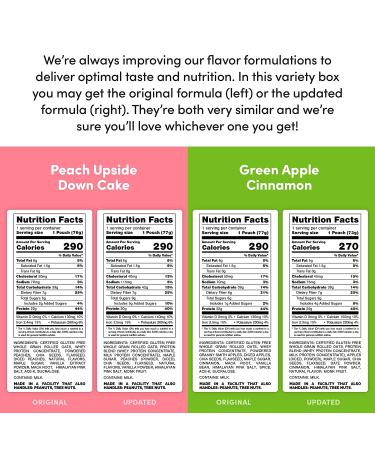 Oats Overnight Ultimate Variety Pack - High Protein & Fiber Breakfast Shake - Gluten Free & Non GMO - 16 Pack + BlenderBottle - Buy Online on SooperMarket.com