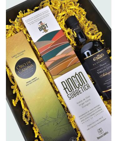 3 Best Extra Virgin Olive Oils from Spain 2023 - Pack of 3 Bottles of 500 ml (Gift Box)