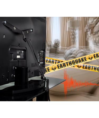Mount It! TV Safety Straps - Child & Baby Proofing, Anti-Tip & Earthquake Protection, Heavy Duty Metal Connectors - Buy Online on SooperMarket.com