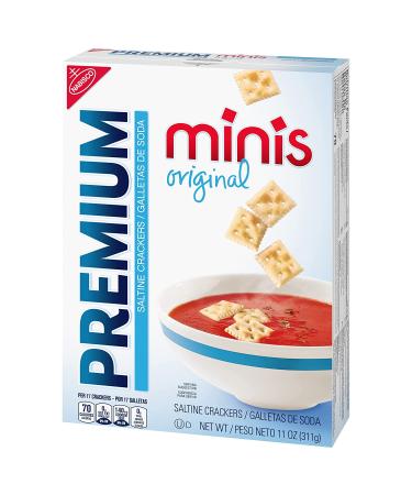 Premium Original Mini Saltine Crackers - 11 oz | High-Quality Snack Option - Buy Online on SooperMarket.com