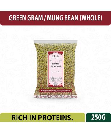 Pillai's Green Gram/Mung Bean (Whole) - 250 grams - Buy Online on SooperMarket.com