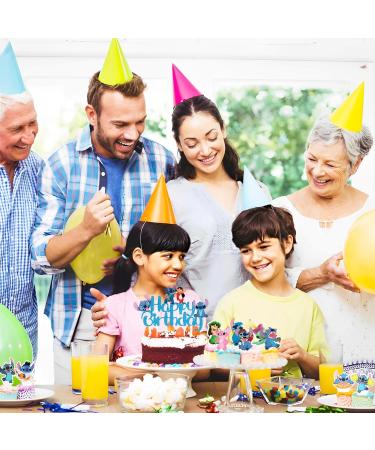 49 Piece Cartoon Cake Topper Set - Perfect Birthday Decoration for Girls | STI Muffins & Tortendeko in Blue - Buy Online on SooperMarket.com